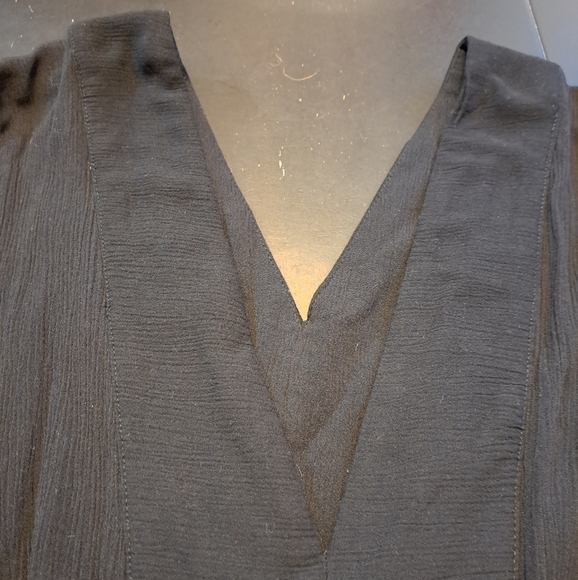 Lauren By Ralph Lauren Black Tunic/Cover Up/ Dress/Tunic Top - Picture 3 of 5